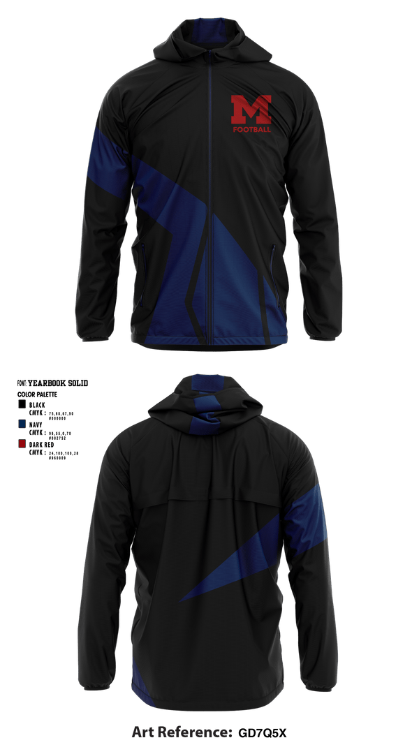 Windbreaker, Mason’s, Football, Teamtime, Team time, sublimation, custom sports apparel, team uniforms, spirit wear, spiritwear, sports uniforms, custom shirts, team store, custom team store, fundraiser sports, apparel fundraiser