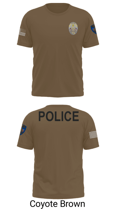Miami Police Department 88232990 Old School Cotton Feel Shirt - 10