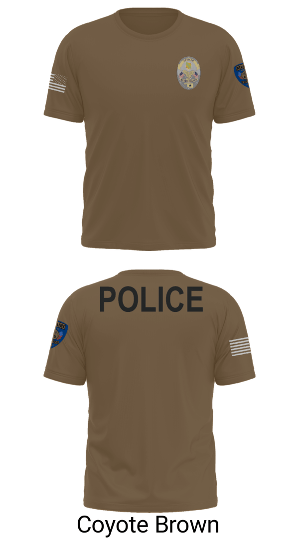 Old School Cotton Feel Shirt, Miami Police Department, Police, Teamtime, Team time, sublimation, custom sports apparel, team uniforms, spirit wear, spiritwear, sports uniforms, custom shirts, team store, custom team store, fundraiser sports, apparel fundraiser