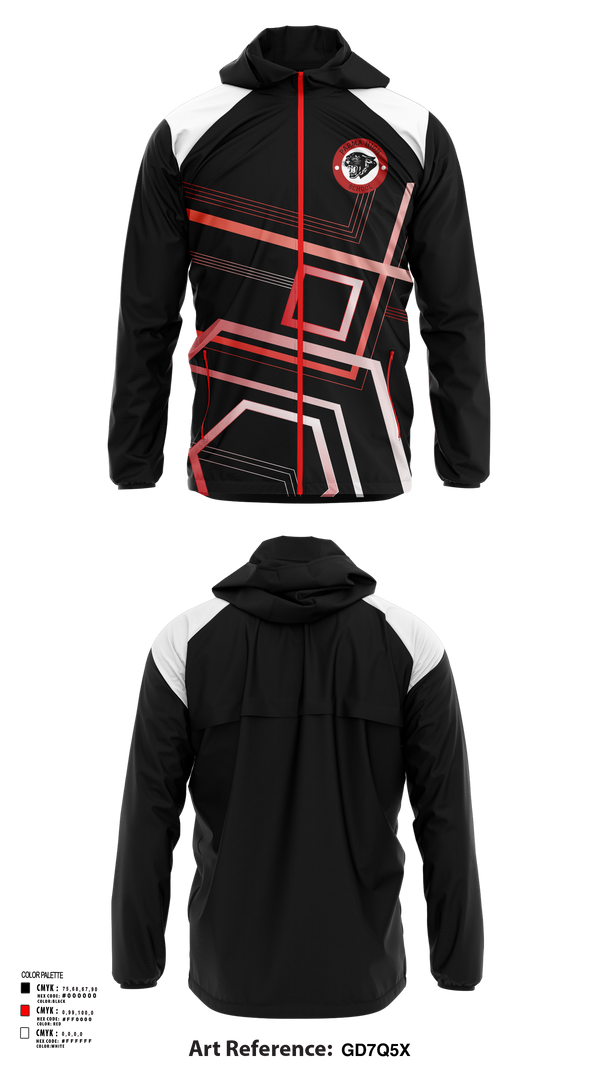 Windbreaker, Parma High School Soccer, Women's Soccer, Teamtime, Team time, sublimation, custom sports apparel, team uniforms, spirit wear, spiritwear, sports uniforms, custom shirts, team store, custom team store, fundraiser sports, apparel fundraiser