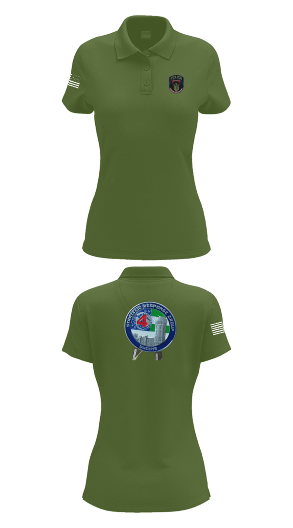 Women's Short Sleeve Performance Polo, SRG 4, Police, Teamtime, Team time, sublimation, custom sports apparel, team uniforms, spirit wear, spiritwear, sports uniforms, custom shirts, team store, custom team store, fundraiser sports, apparel fundraiser