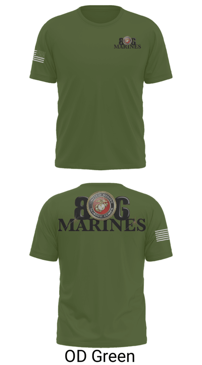 806 Marines 13874790 Old School Cotton Feel Shirt - 50