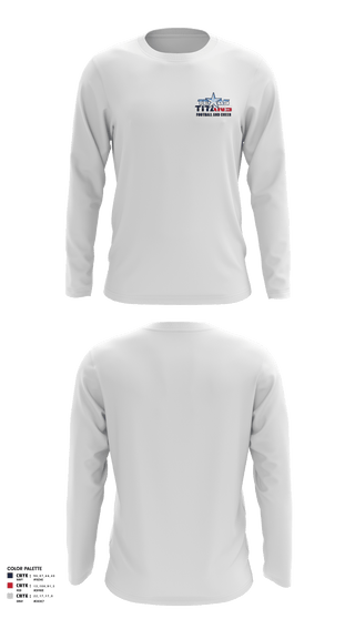 Long Sleeve Performance Shirt, Texas Titans Youth Football, Football, Teamtime, Team time, sublimation, custom sports apparel, team uniforms, spirit wear, spiritwear, sports uniforms, custom shirts, team store, custom team store, fundraiser sports, apparel fundraiser