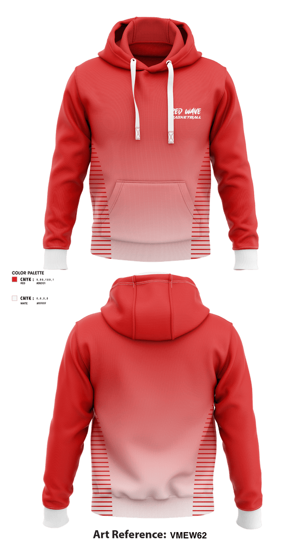 Hoodie, Red wave, Women's Basketball, Teamtime, Team time, sublimation, custom sports apparel, team uniforms, spirit wear, spiritwear, sports uniforms, custom shirts, team store, custom team store, fundraiser sports, apparel fundraiser