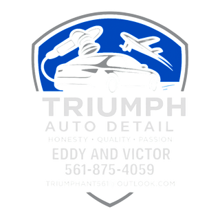 Triumph auto detail Stainless Steel Water Bottle with a Straw Lid