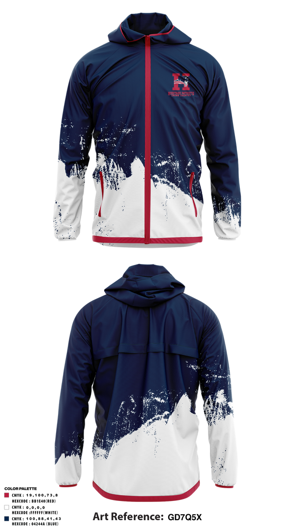 Windbreaker, Heritage Patriots Cross Country, Cross Country, Teamtime, Team time, sublimation, custom sports apparel, team uniforms, spirit wear, spiritwear, sports uniforms, custom shirts, team store, custom team store, fundraiser sports, apparel fundraiser