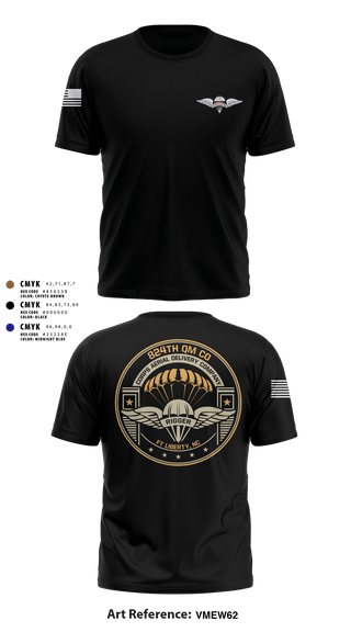 Short Sleeve Performance Shirt, 824th QM CO (CADC-A), Army, Teamtime, Team time, sublimation, custom sports apparel, team uniforms, spirit wear, spiritwear, sports uniforms, custom shirts, team store, custom team store, fundraiser sports, apparel fundraiser
