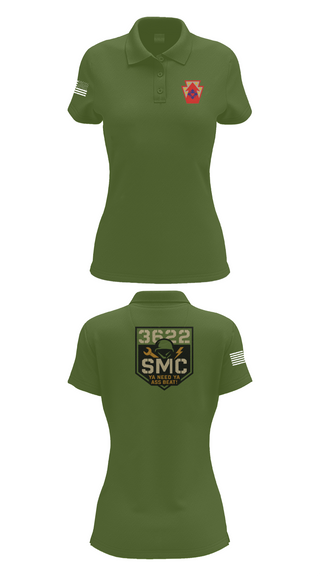 Women's Short Sleeve Performance Polo, 3622 SMC, , Teamtime, Team time, sublimation, custom sports apparel, team uniforms, spirit wear, spiritwear, sports uniforms, custom shirts, team store, custom team store, fundraiser sports, apparel fundraiser