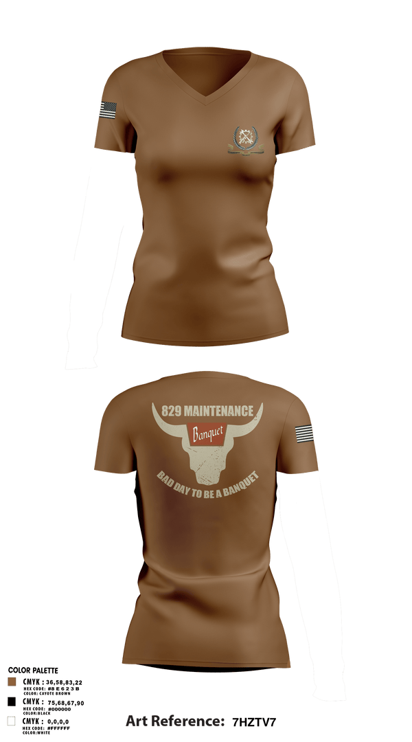 Women's Short Sleeve Vneck Shirt, 829 maintenance, National Guard, Teamtime, Team time, sublimation, custom sports apparel, team uniforms, spirit wear, spiritwear, sports uniforms, custom shirts, team store, custom team store, fundraiser sports, apparel fundraiser