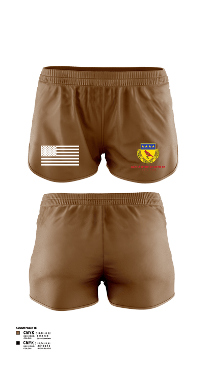 Alpha BTRY 2/138th FA 84014015 Women's Shorts - 101