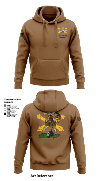 Hoodie, Bravo 1-119th FA, , Teamtime, Team time, sublimation, custom sports apparel, team uniforms, spirit wear, spiritwear, sports uniforms, custom shirts, team store, custom team store, fundraiser sports, apparel fundraiser