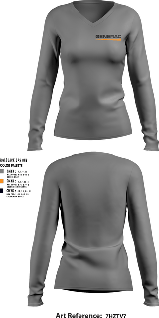 Women's Long Sleeve Vneck Shirt, ReconRecon, , Teamtime, Team time, sublimation, custom sports apparel, team uniforms, spirit wear, spiritwear, sports uniforms, custom shirts, team store, custom team store, fundraiser sports, apparel fundraiser