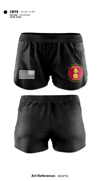 Ranger Panties, 129th Heavy Transport Company129 TC CO, Army, Teamtime, Team time, sublimation, custom sports apparel, team uniforms, spirit wear, spiritwear, sports uniforms, custom shirts, team store, custom team store, fundraiser sports, apparel fundraiser