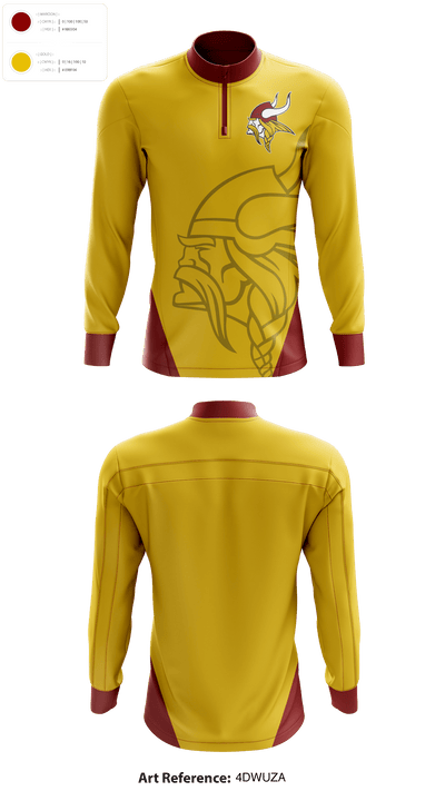 Mission Valley Senior High School Volleyball 58304550 Quarter Zip Jacket - 2