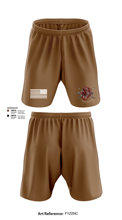 Apache Troop 1-150th 52177042 Athletic Shorts With Pockets - 1