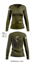Delta company 114 32884167 Women's Long Sleeve V-neck Shirt - 102