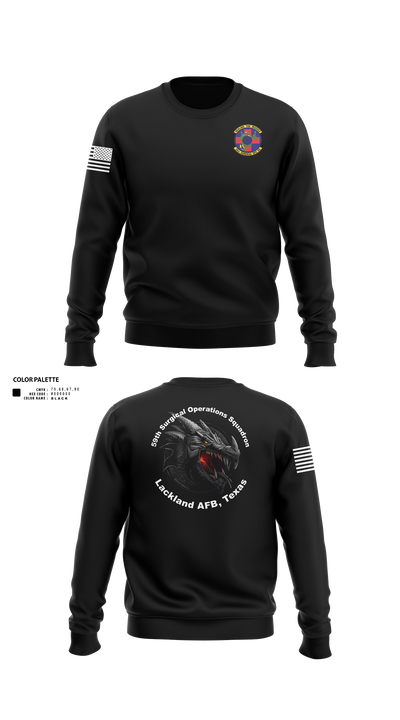 59th Surgical Operations Squadron 37744422 Crew Neck Sweatshirt - 40