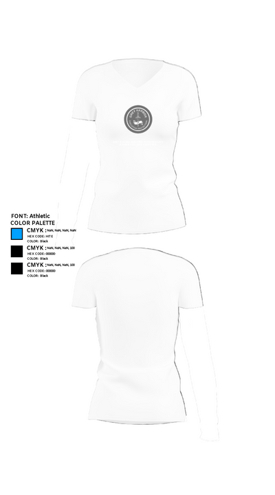 Grey Harbor Executive Protection 51573622 Women's Short Sleeve V-neck Shirt - 18