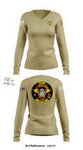 US Cavalry Riders 76444947 Women's Long Sleeve V-neck Shirt - 3