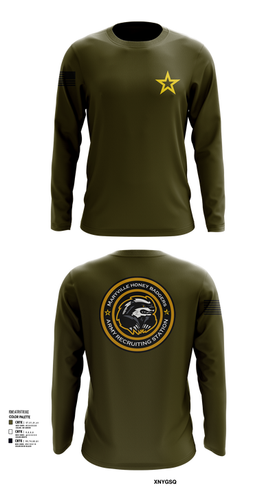 Maryville Honeybadger 60960842 Long Sleeve Performance Shirt 24