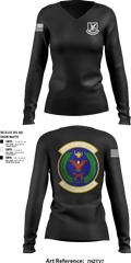 72nd SFS 70579438 Women's Long Sleeve V-neck Shirt - 1