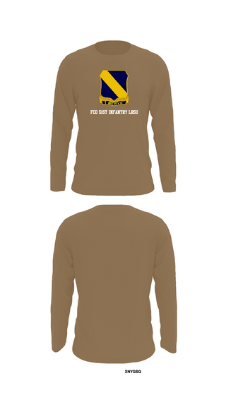 Long Sleeve Performance Shirt, Fco 51st infantry LRSU, , Teamtime, Team time, sublimation, custom sports apparel, team uniforms, spirit wear, spiritwear, sports uniforms, custom shirts, team store, custom team store, fundraiser sports, apparel fundraiser
