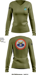 Fast Co 5th Plt 61146287 Women's Long Sleeve V-neck Shirt - 2