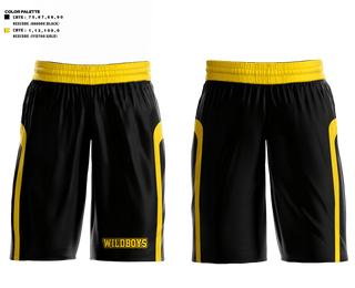 Mens Basketball Shorts, Wildboys, Football, Teamtime, Team time, sublimation, custom sports apparel, team uniforms, spirit wear, spiritwear, sports uniforms, custom shirts, team store, custom team store, fundraiser sports, apparel fundraiser