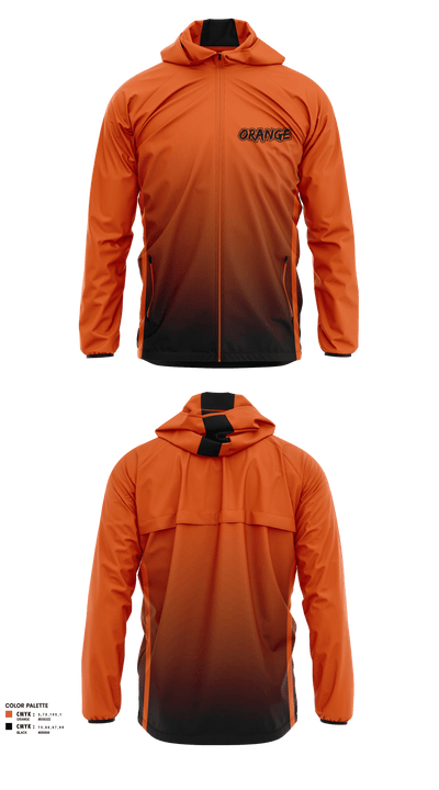 Orange 12763920 Windbreaker - 1