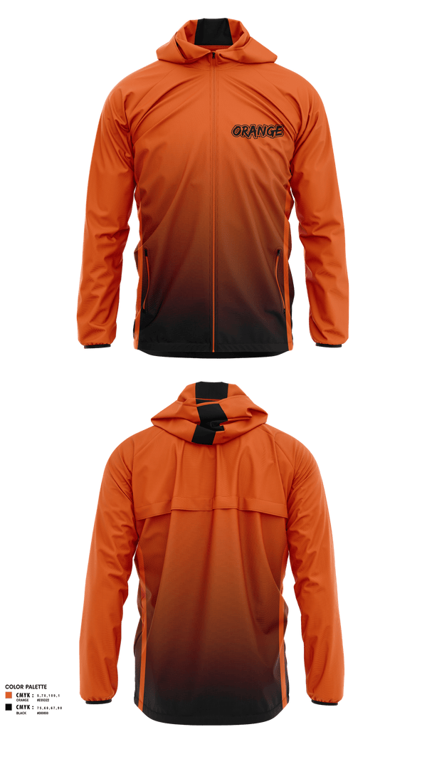 Windbreaker, Orange, Baseball, Teamtime, Team time, sublimation, custom sports apparel, team uniforms, spirit wear, spiritwear, sports uniforms, custom shirts, team store, custom team store, fundraiser sports, apparel fundraiser