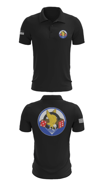 506th PIR 79913322 Short Sleeve Performance Polo - 27