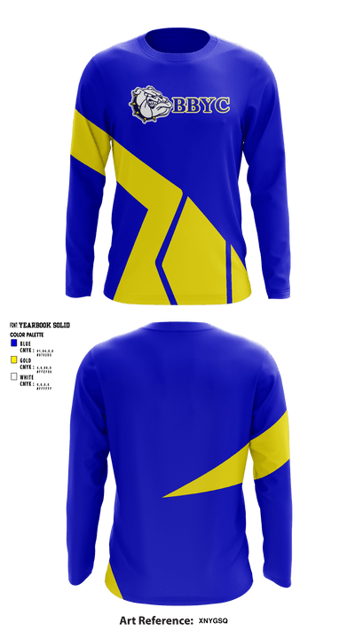 Bloomingdale And Butler Youth Club 95468867 Long Sleeve Performance Shirt - 1