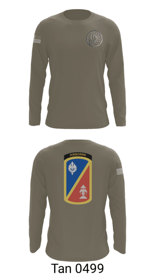 Long Sleeve Performance Shirt, 1st Det. Royal Lao Airborne, Army, Teamtime, Team time, sublimation, custom sports apparel, team uniforms, spirit wear, spiritwear, sports uniforms, custom shirts, team store, custom team store, fundraiser sports, apparel fundraiser