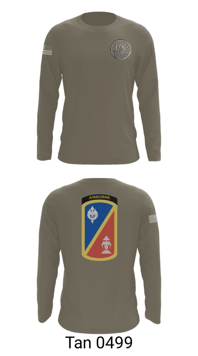 1st Det. Royal Lao Airborne 88518562 Long Sleeve Performance Shirt - 66