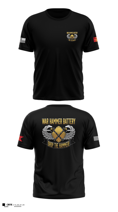 Short Sleeve Performance Shirt, HHB 2-44 ADAR, Army, Teamtime, Team time, sublimation, custom sports apparel, team uniforms, spirit wear, spiritwear, sports uniforms, custom shirts, team store, custom team store, fundraiser sports, apparel fundraiser