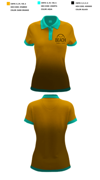 Women's Short Sleeve Performance Polo, Beach Tennis Tampa, Tennis, Teamtime, Team time, sublimation, custom sports apparel, team uniforms, spirit wear, spiritwear, sports uniforms, custom shirts, team store, custom team store, fundraiser sports, apparel fundraiser