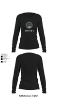Cvn 77 IM-5 93310864 Women's Long Sleeve V-neck Shirt - 21