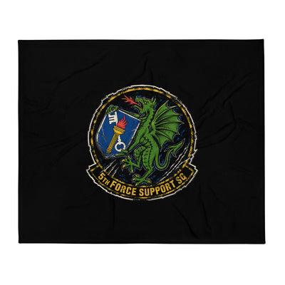 Minot First Sergeants Throw Blanket -1