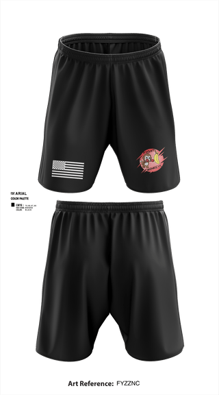 Athletic Shorts With Pockets, Fight Monkeys, , Teamtime, Team time, sublimation, custom sports apparel, team uniforms, spirit wear, spiritwear, sports uniforms, custom shirts, team store, custom team store, fundraiser sports, apparel fundraiser