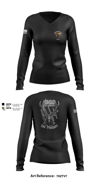 Women's Long Sleeve Vneck Shirt, City of Flint Police, Police, Teamtime, Team time, sublimation, custom sports apparel, team uniforms, spirit wear, spiritwear, sports uniforms, custom shirts, team store, custom team store, fundraiser sports, apparel fundraiser