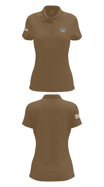 HCS 935th Aviation support battalion 94548122 Women's Short Sleeve Performance Polo  - 15