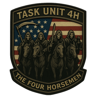 The 4 Horsemen Stainless Steel Water Bottle with a Straw Lid
