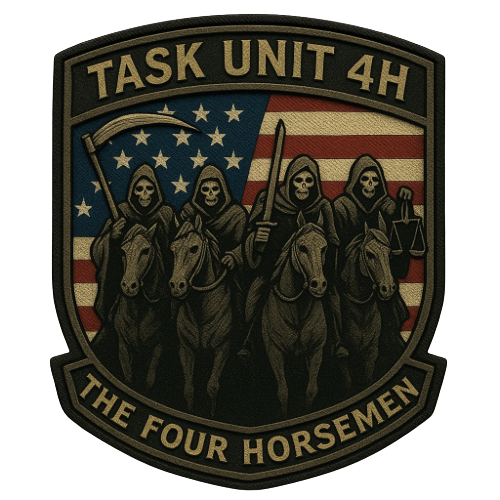 The 4 Horsemen Stainless Steel Water Bottle with a Straw Lid