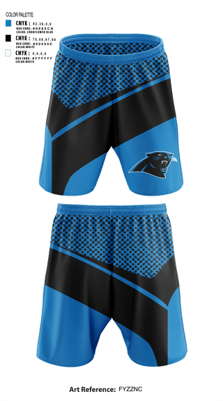 Athletic Shorts With Pockets, Panthers, Football, Teamtime, Team time, sublimation, custom sports apparel, team uniforms, spirit wear, spiritwear, sports uniforms, custom shirts, team store, custom team store, fundraiser sports, apparel fundraiser