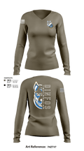 DINFOS (Defense Information School) 29284303 Women's Long Sleeve V-neck Shirt - 4