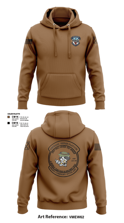 B Co 277 ASB ARP 36421630 Hoodie - 5