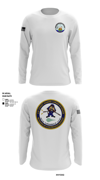 Long Sleeve Performance Shirt, Marcus Island Loran Station, Coast Guard, Teamtime, Team time, sublimation, custom sports apparel, team uniforms, spirit wear, spiritwear, sports uniforms, custom shirts, team store, custom team store, fundraiser sports, apparel fundraiser