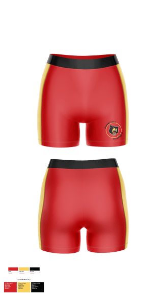 Women's Compression Shorts, Bloomfield College Volleyball, Women's Volleyball, Teamtime, Team time, sublimation, custom sports apparel, team uniforms, spirit wear, spiritwear, sports uniforms, custom shirts, team store, custom team store, fundraiser sports, apparel fundraiser