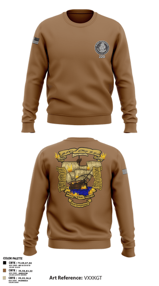 Crew Neck Sweatshirt, 220 BPOA, Police, Teamtime, Team time, sublimation, custom sports apparel, team uniforms, spirit wear, spiritwear, sports uniforms, custom shirts, team store, custom team store, fundraiser sports, apparel fundraiser