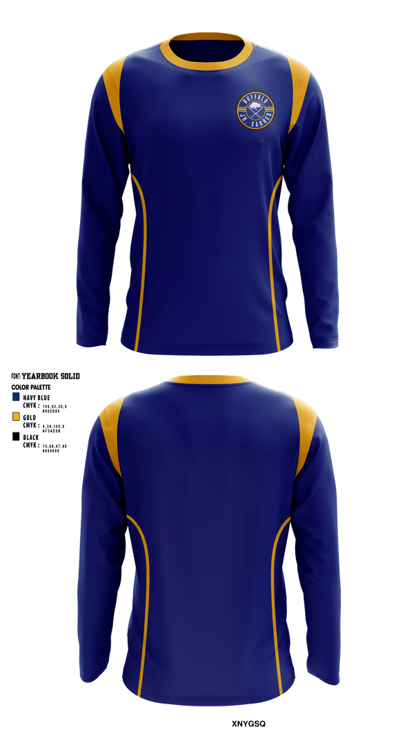 Long Sleeve Performance Shirt, Buffalo jr sabres, Ice Hockey, Teamtime, Team time, sublimation, custom sports apparel, team uniforms, spirit wear, spiritwear, sports uniforms, custom shirts, team store, custom team store, fundraiser sports, apparel fundraiser